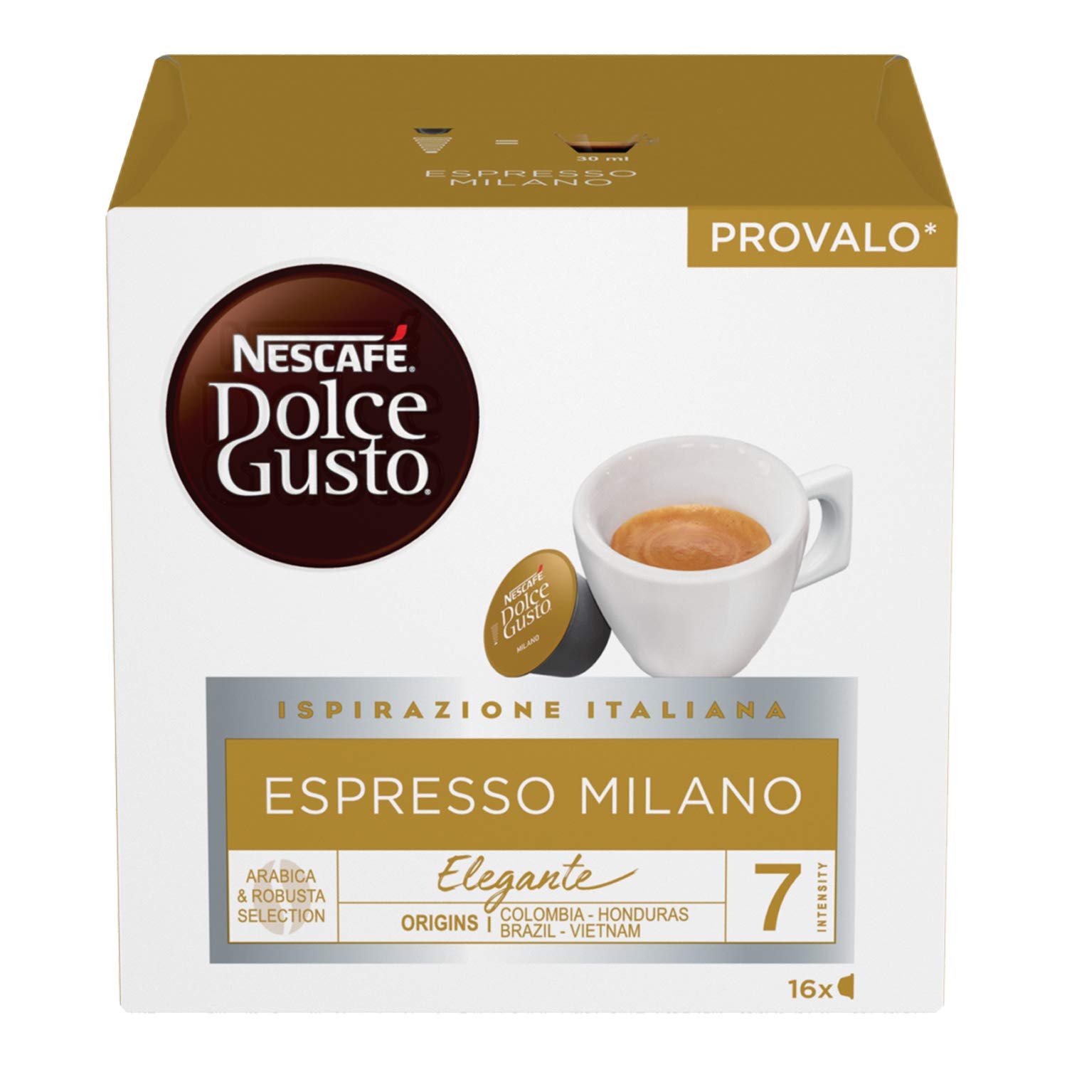NESCAFÉ DOLCE GUSTO Essenza di Moka Caffè Espresso, 6 Confezioni da 16 capsule (96 capsule) & Espresso Milano Caffè, 6 Confezioni da 16 capsule (96 capsule)