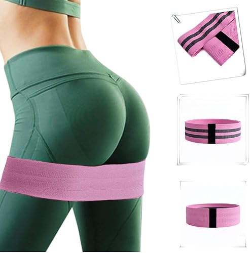 Miniatura 4 de LOVWY Bandas de botín para piernas y culos, bandas de resistencia antideslizantes, bandas de entrenamiento para ejercicios y entrenamiento para