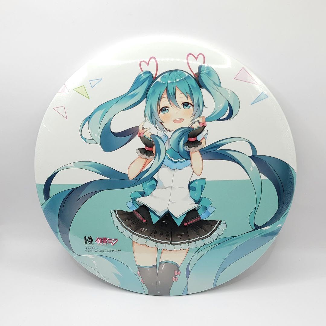 ミ ク 10周年記念 ビッグ缶プレート 希少!】 初音ミク 10th ミ ク 10周年記念 ビッグ缶プレート 希少!】 初音ミク 10th