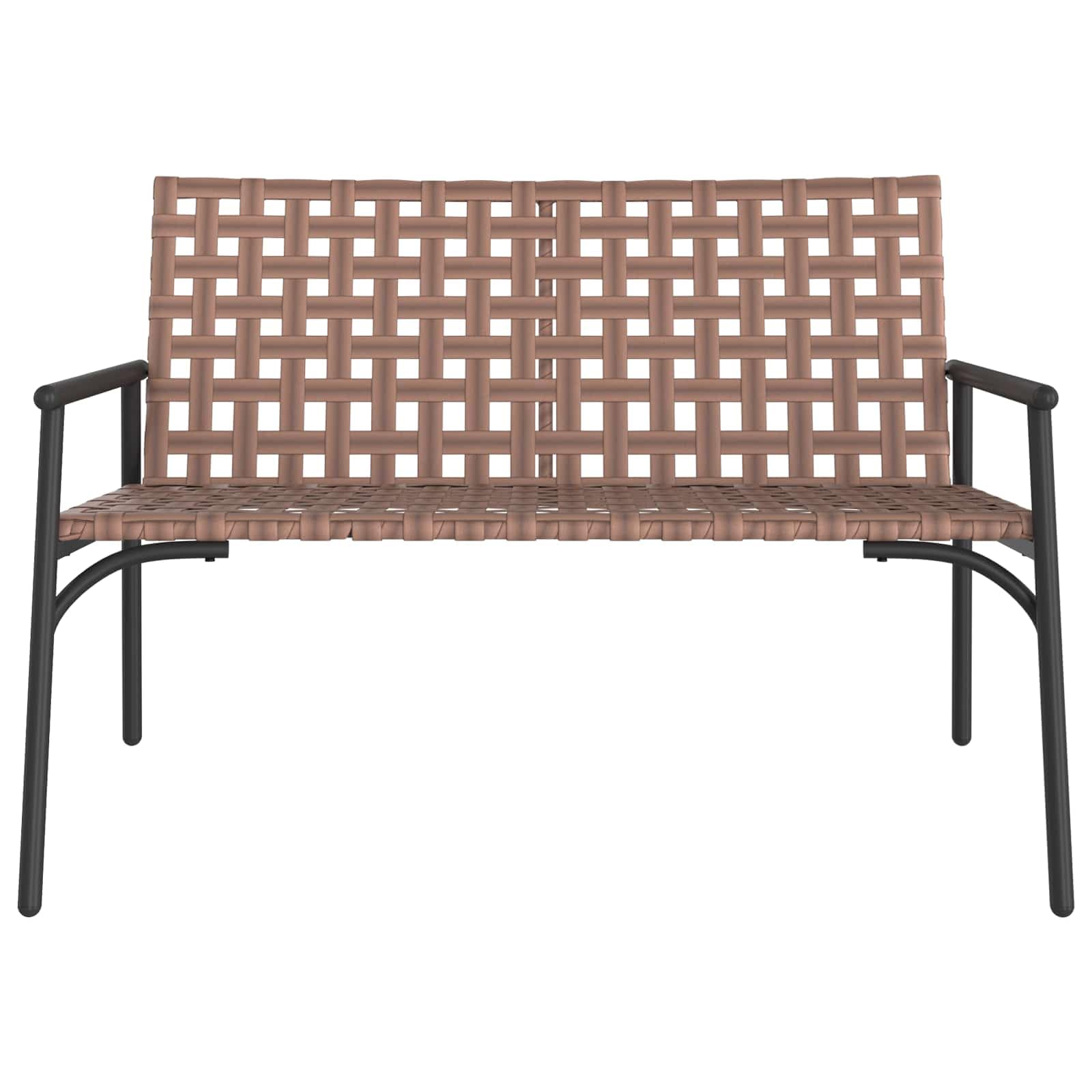 Fengshui Krzesło ogrodowe brązowe, 110,5 x 79 x 75,5 cm, polirattanowy