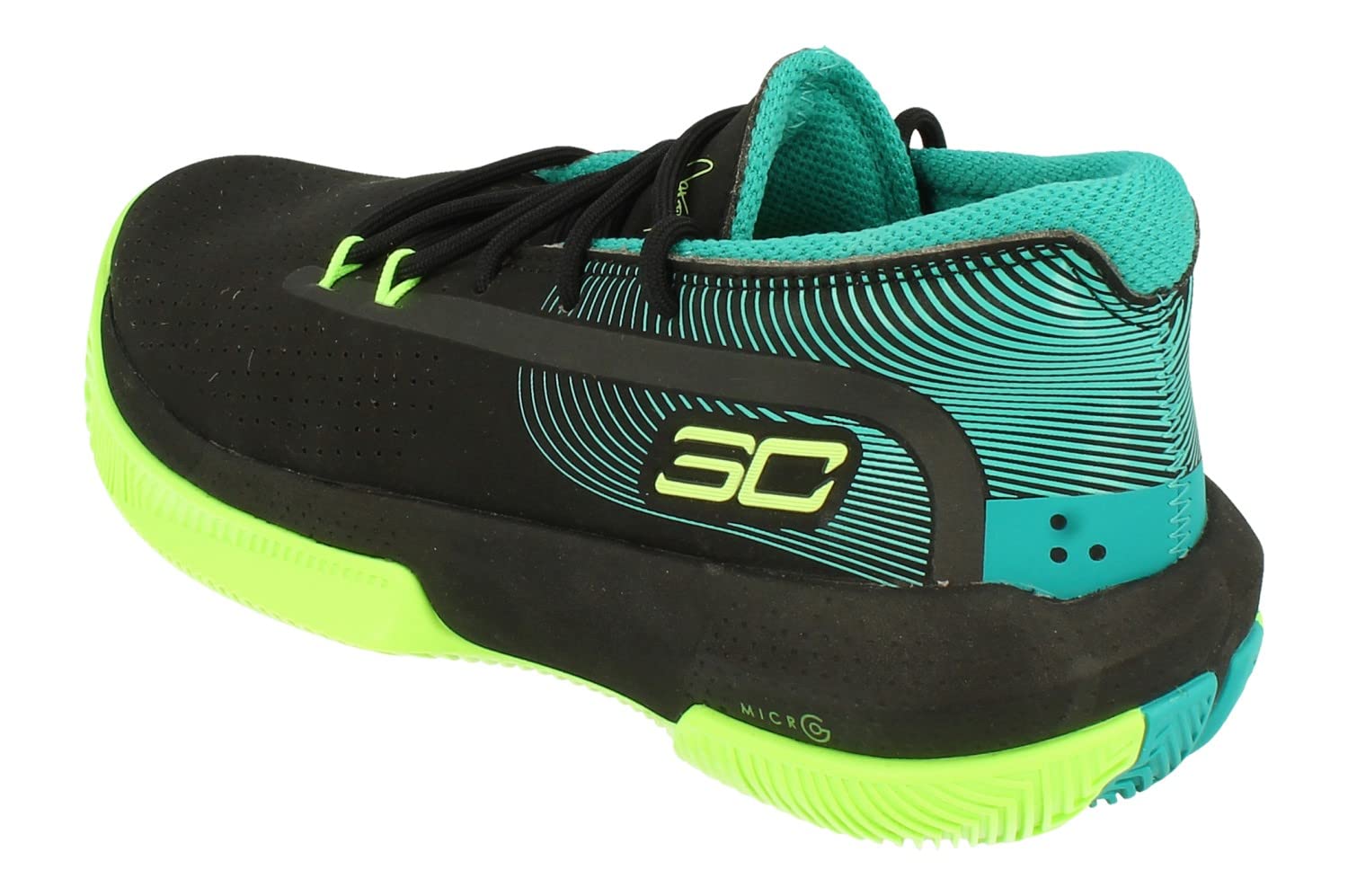 Under Armour SC 3Zero III GS Basketball Trainers 3022117 Sneakers Shoes (UK 3 US 3.5Y EU 35.5, Black 003)