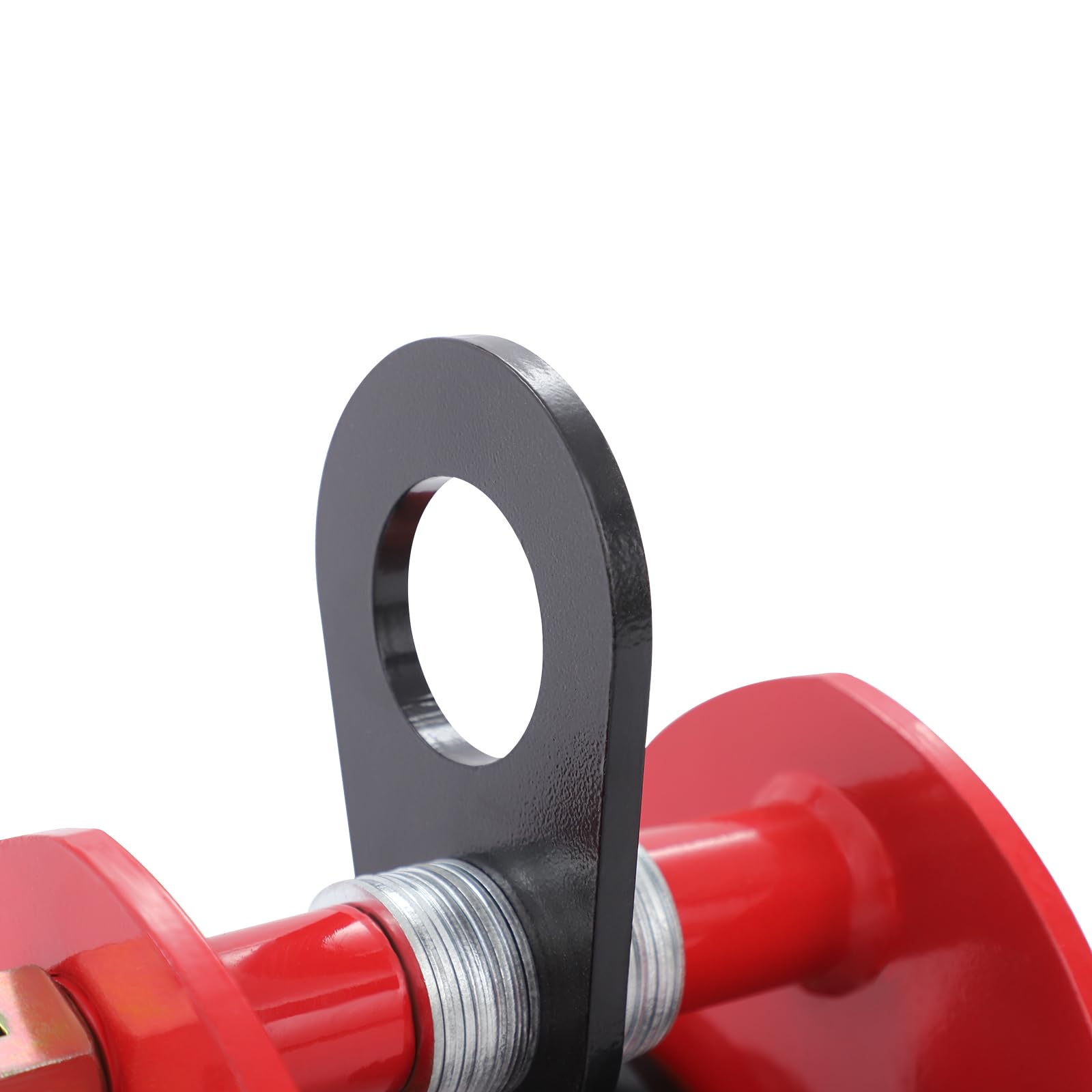 Chariot à poutre 1T réglable manuellement | Chariot pour porte-vélos en I et supports en H | Accessoires de poulie pour atelier et entrepôt | Chat de main courante avec charge de 2204 lbs | Rouge et