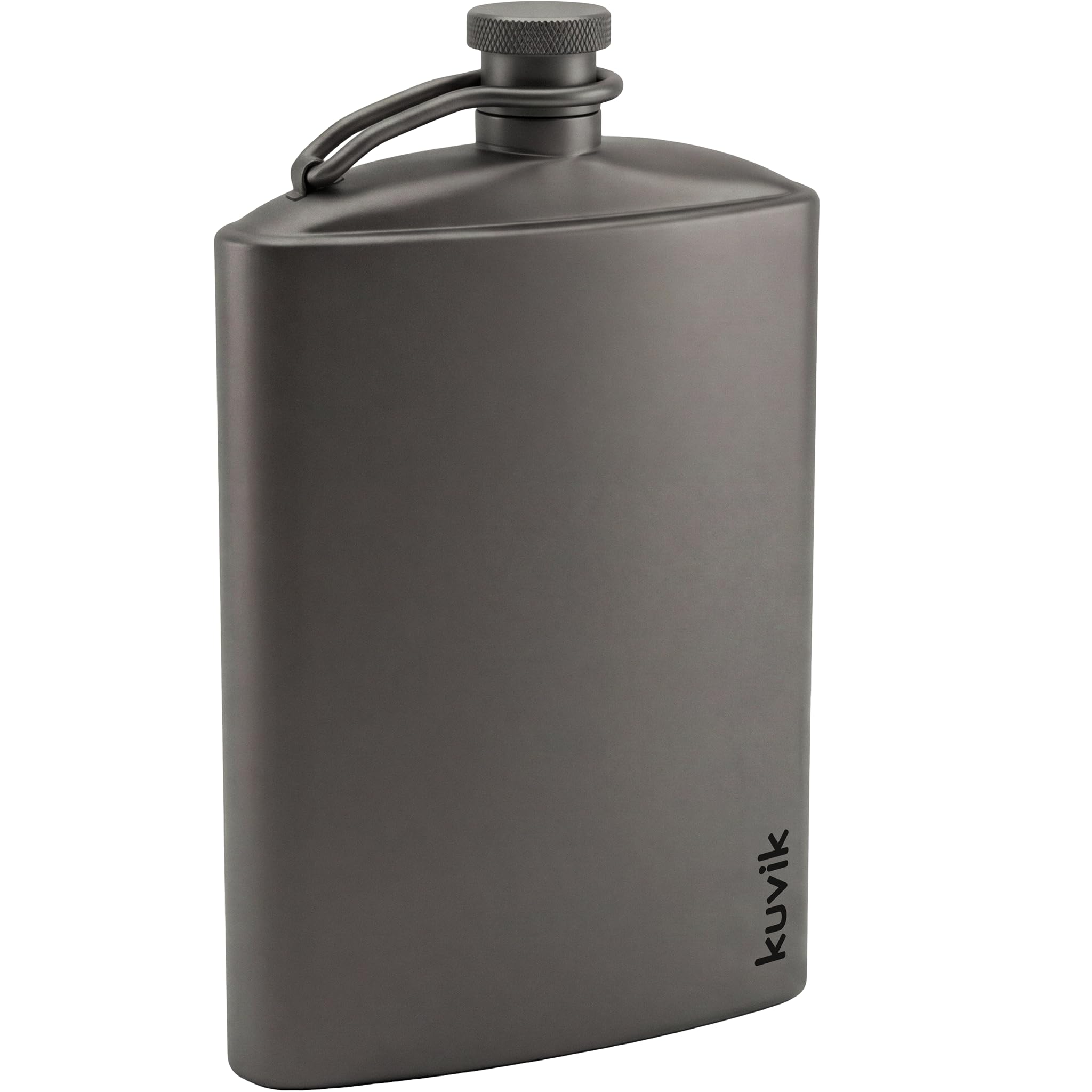 Amazon.com: Kuvik Titanium Flask 8.8 oz (260ml) - Ultralight and