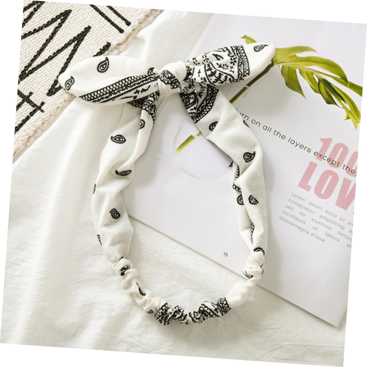 Didiseaon 2 Juegos de Diademas con Lazo para Mujeres Y Niñas Accesorios para El Cabello para Niñas Escolares Diademas Elásticas de Moda 6 Unidades