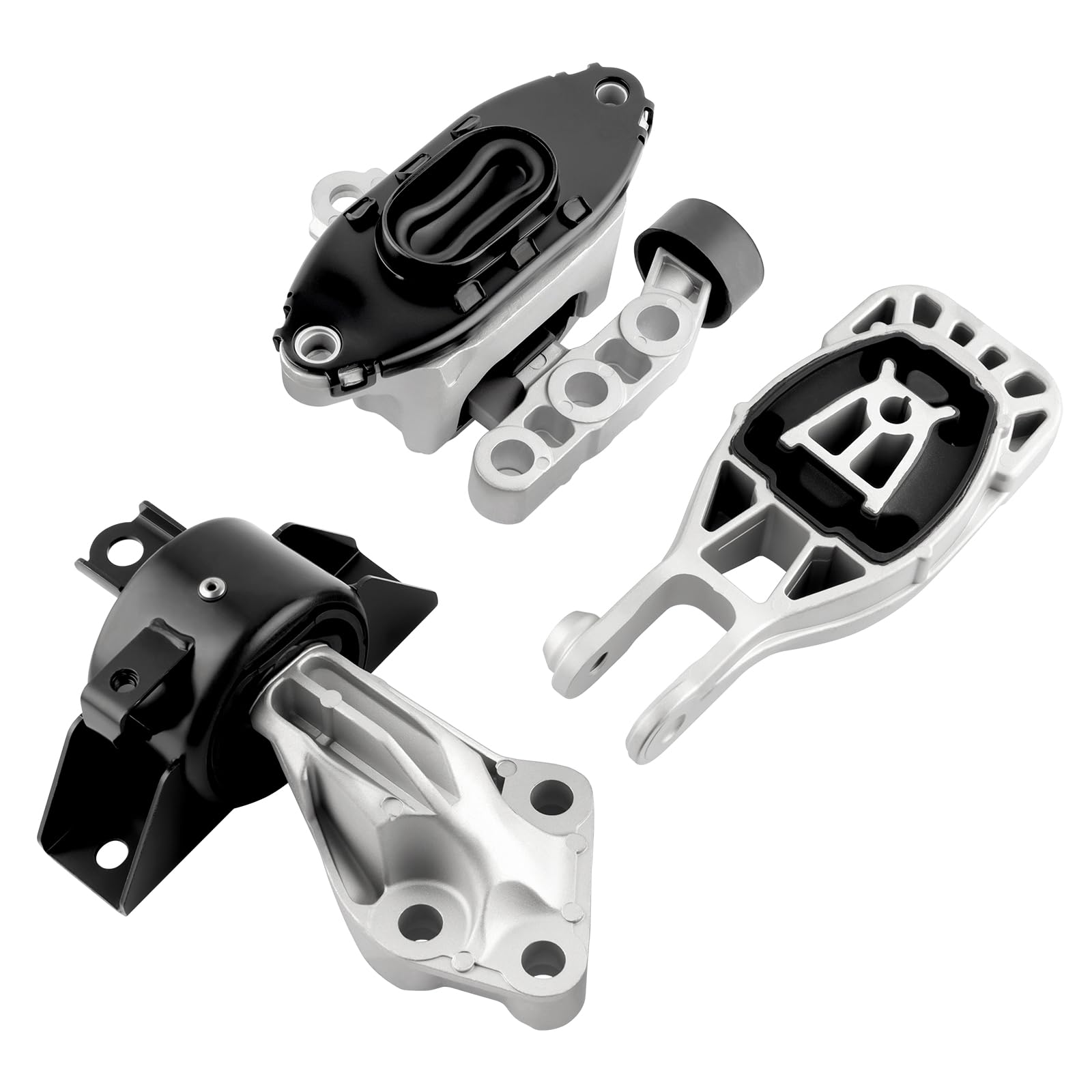Engine Motor Mount Fit for Chevrolet Sonic 1.4T L4 Turbocharged/1.8L L4 2012-2016 Engine Motor Trans Mount Set of 3 Replacement#A5595 A5596 A5597