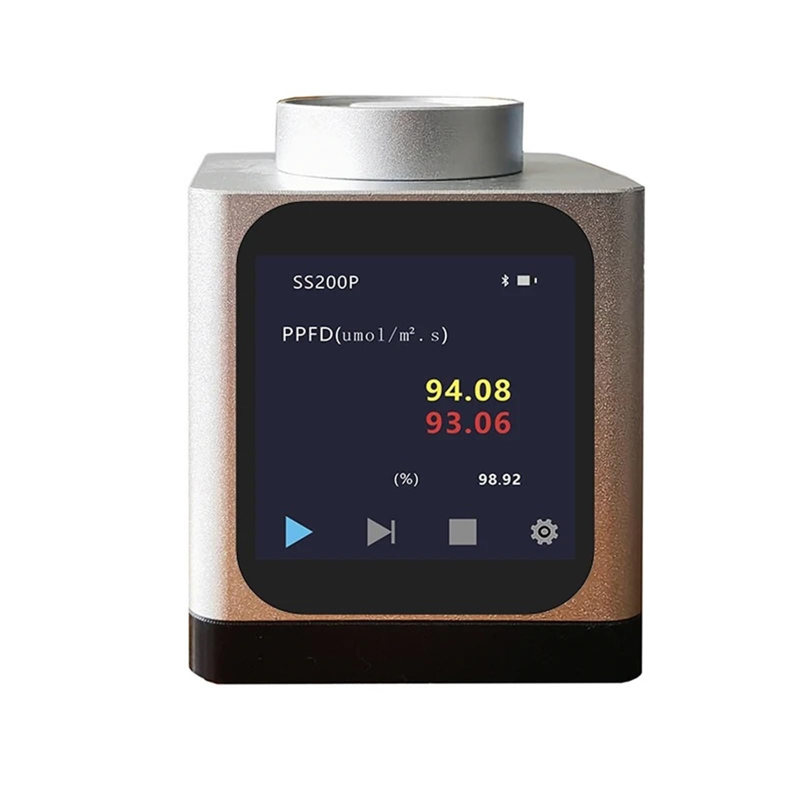 Mthckxjbsuz One Color Spectrometer Portable, Par Ppfd Meter For Grow Light Plant Led Spectral Illuminance