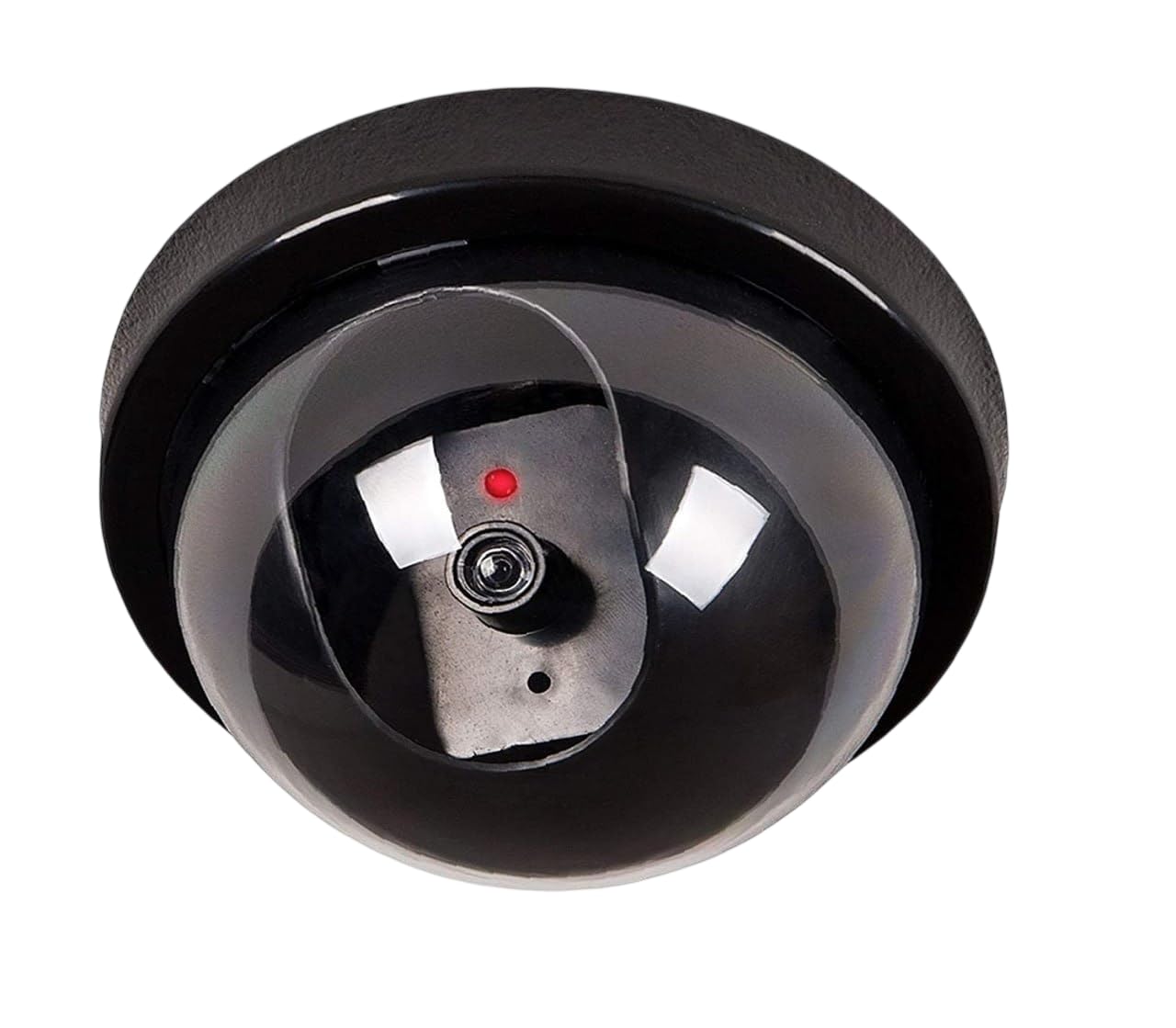 Black Fake CCTV Camera with Flashing LED Light, Wall Mounted Dummy Security Camera for Home, Office & Shop Safety-image-28