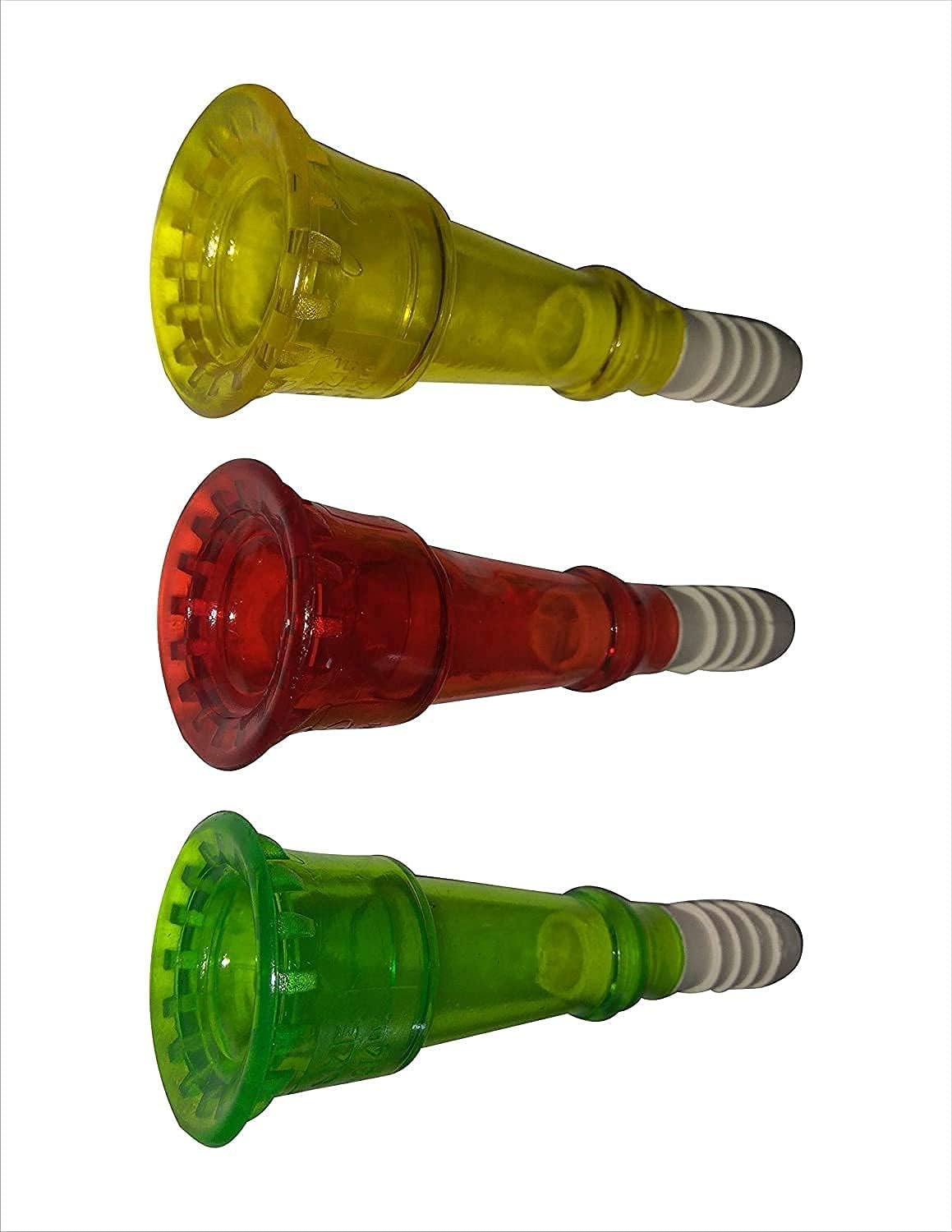 JAIPUR ACE PVC Plastic Jointer Hose Fast Fitting Toti Garden Water Quick Connector (Multicolor, 1/2 Inch, Set 3)