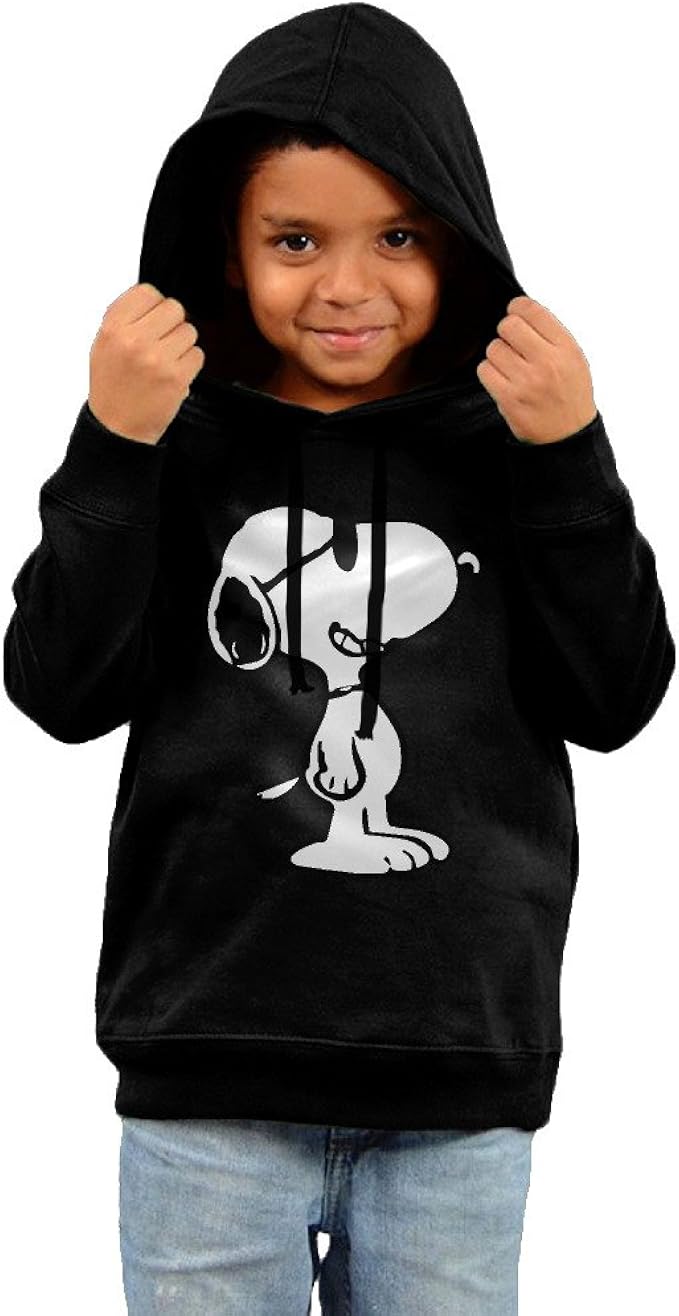 Snoopy Peanuts Trendy Cotton Hooded Sweatshirts For Toddler Kids