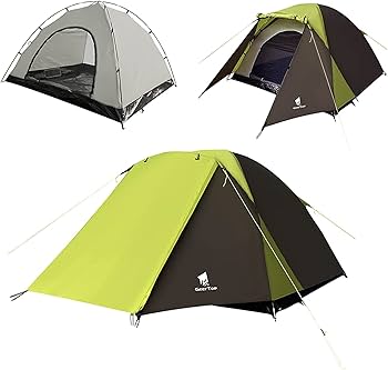 Amazon.co.jp: Geer Top テント 2-3人用 広い前室 ツーリングドーム