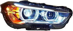 Amazon.com: COCGOO Headlight Assembly Compatible with BMW X1 F48 2016 ...