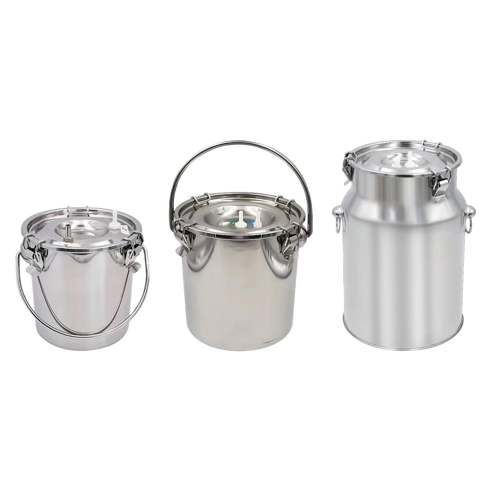 Milking Machine Bucket Milking Machine Parts Milk Bucket for Cow Sheep Horse 3L-image-37