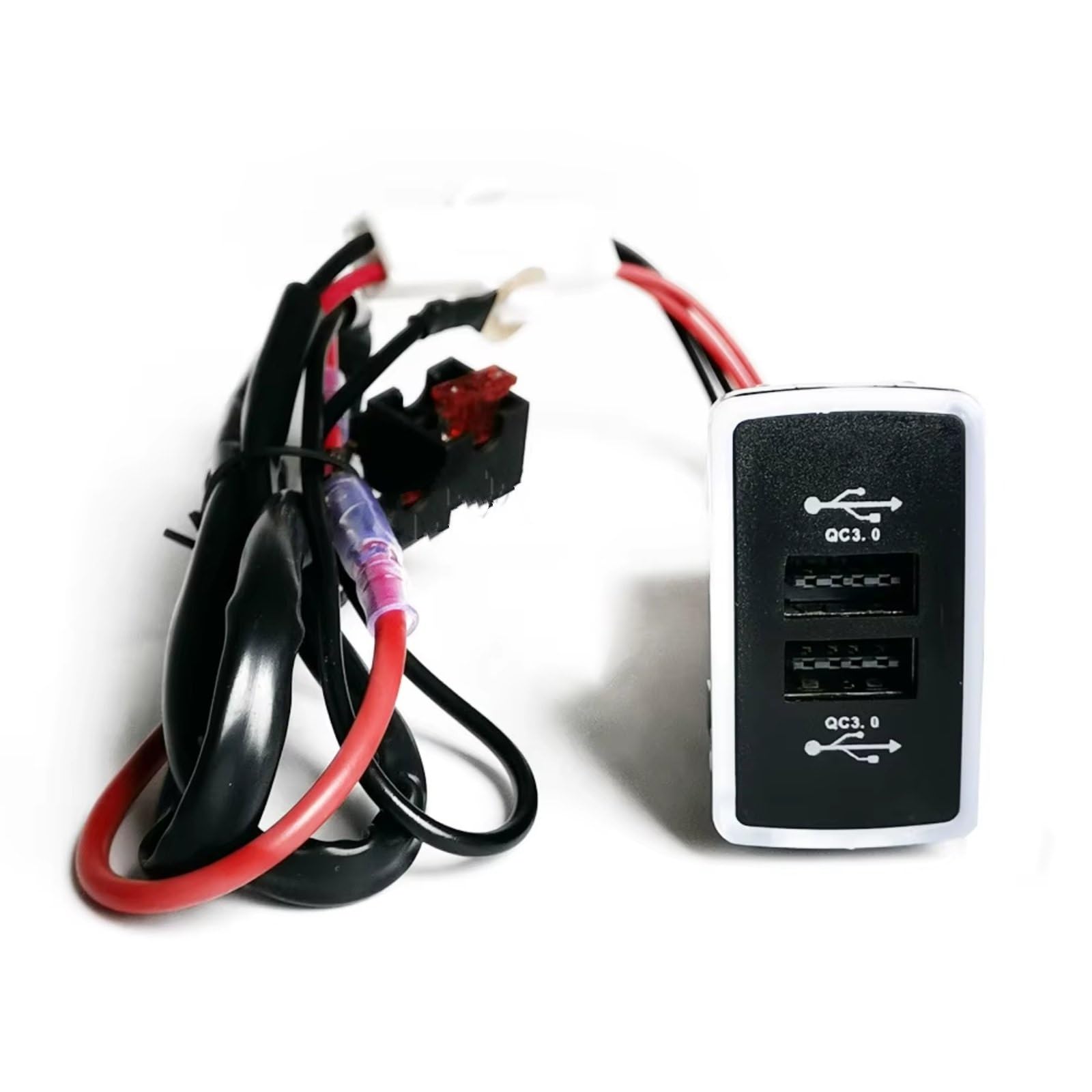 Interruttore Auto USB AUX Console Presa USB Compatibile Con Hrv Per Vezel 2008-2013 12V 24V Auto Dual QC3.0 Presa Ricarica Adattatore Presa Ricarica Del Telefono | []