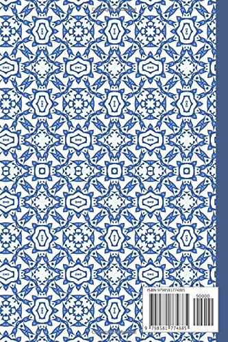 Notebook: 6'' x 9'' inches (A5 Size) Blank Lined Journal/Notebook With Colorful Moroccan Carpet Pattern (Paperback) - Image 2