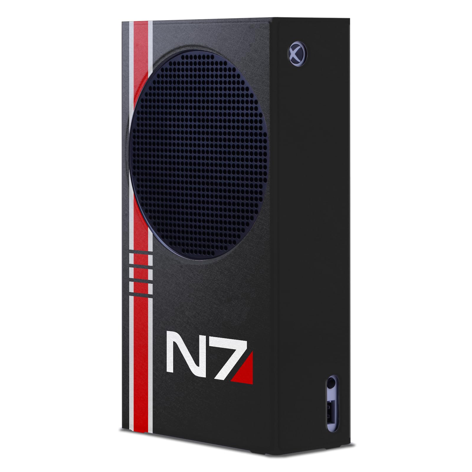 Head Case Designs Offizielle EA Bioware Mass Effect N7 Logo Grafiken Spielekonsolen Wickeln kompatibel mit Xbox Series S Console