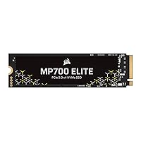 CORSAIR MP700 ELITE 1TB PCIe 5.0 x4 NVMe M.2 SSD – Fino a 10,000MB/sec – Alta Densità
