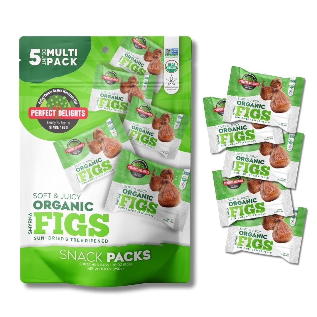 Perfect Delights Organic Snack Pack Figs - dried fruits and vegetables | Mubboo