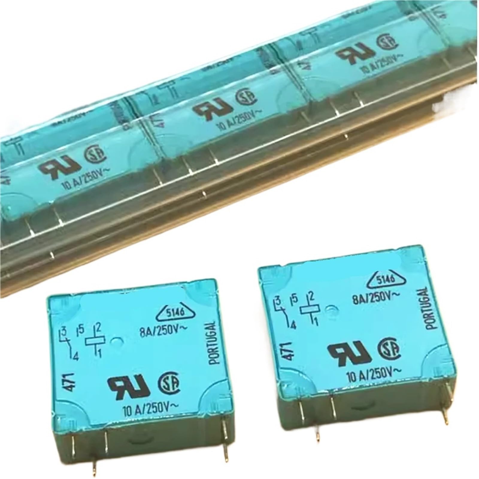 Relais de puissance 8A 250V CA 5 broches V23057-B0028-A401 pour circuit