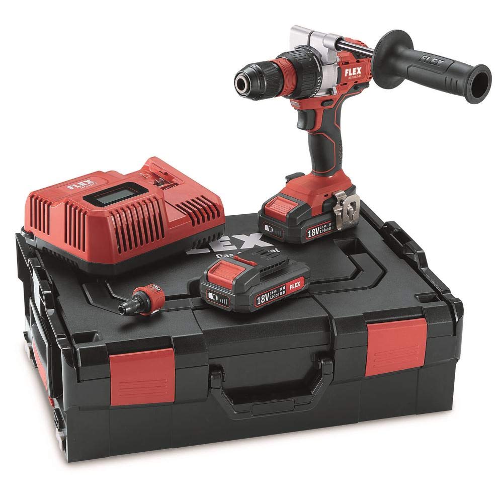 Flex 461733 - Trapano avvitatore a batteria, 18 V, rosso, taglia unica