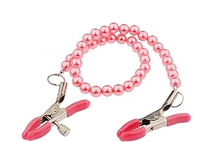 Nipple Clamp Adjustable Pressure Pearl Body Chains Necklace