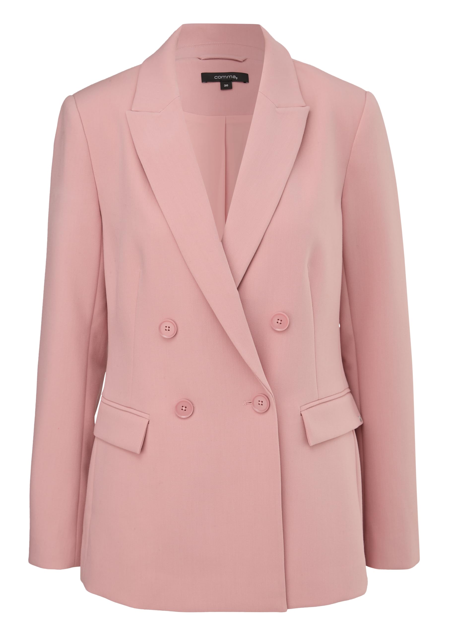 Comma Blazer mit doppelreihigen Knöpfen