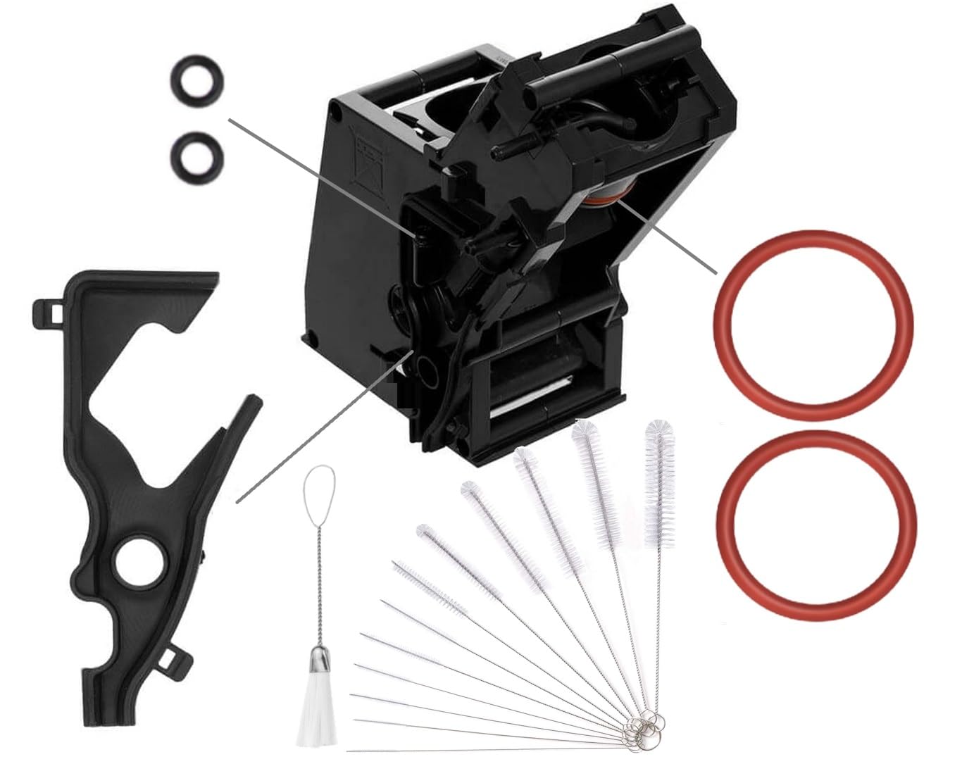 Zestaw konserwacyjny, uszczelka do zestawu zaparzającego, kompatybilna z ekspresem do kawy Bosch Siemens EQ5 EQ6 EQ7 EQ8 VeroAroma VeroBar VeroCafe iQ700 00622024 622024