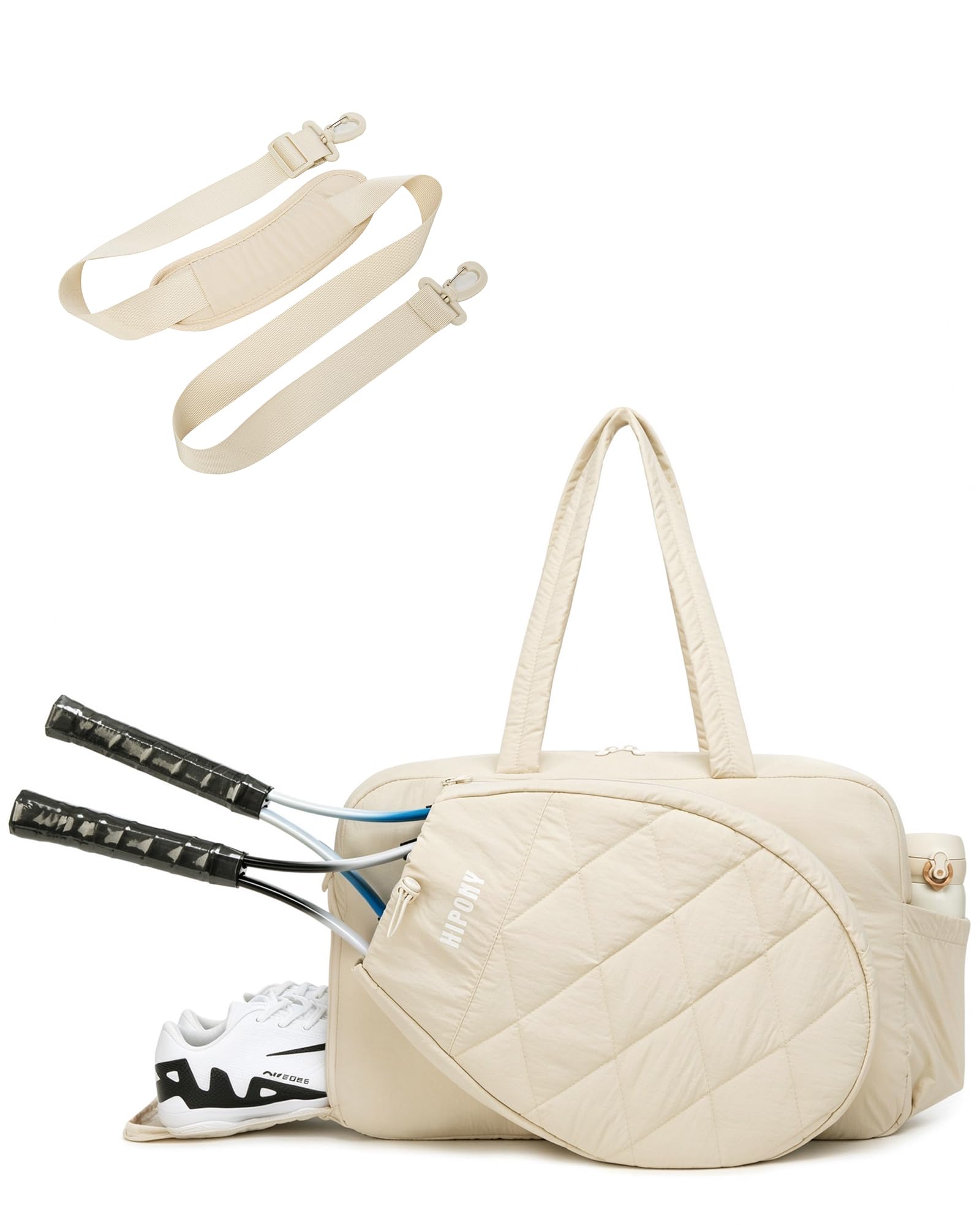 HIPONY Stylish Pickleball Bag, Pickleball Tote Bag for Women
