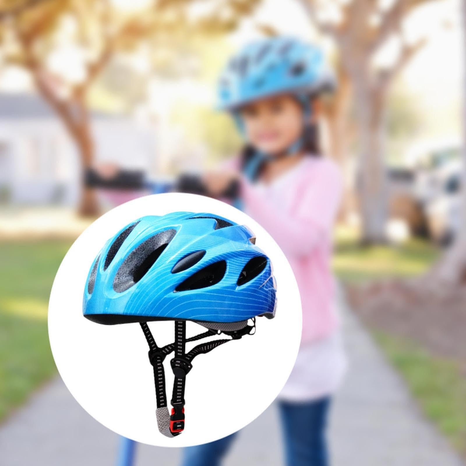 Casque Vélo Enfant – Intégré, 18 Aérations, Taille 52-58 Cm, Pour Skate Et Vélo