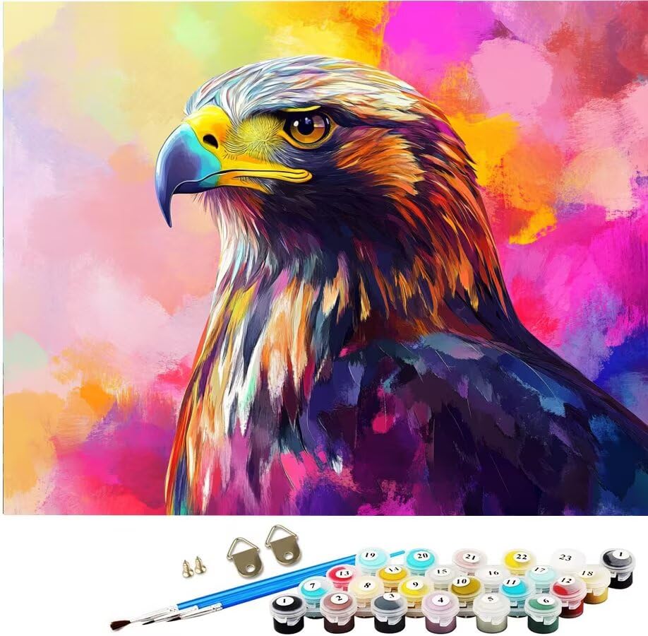 Ölgemälde Set Malen Nach Zahlen Gepard 40x50cm -  Produktbild-Vorschau 5