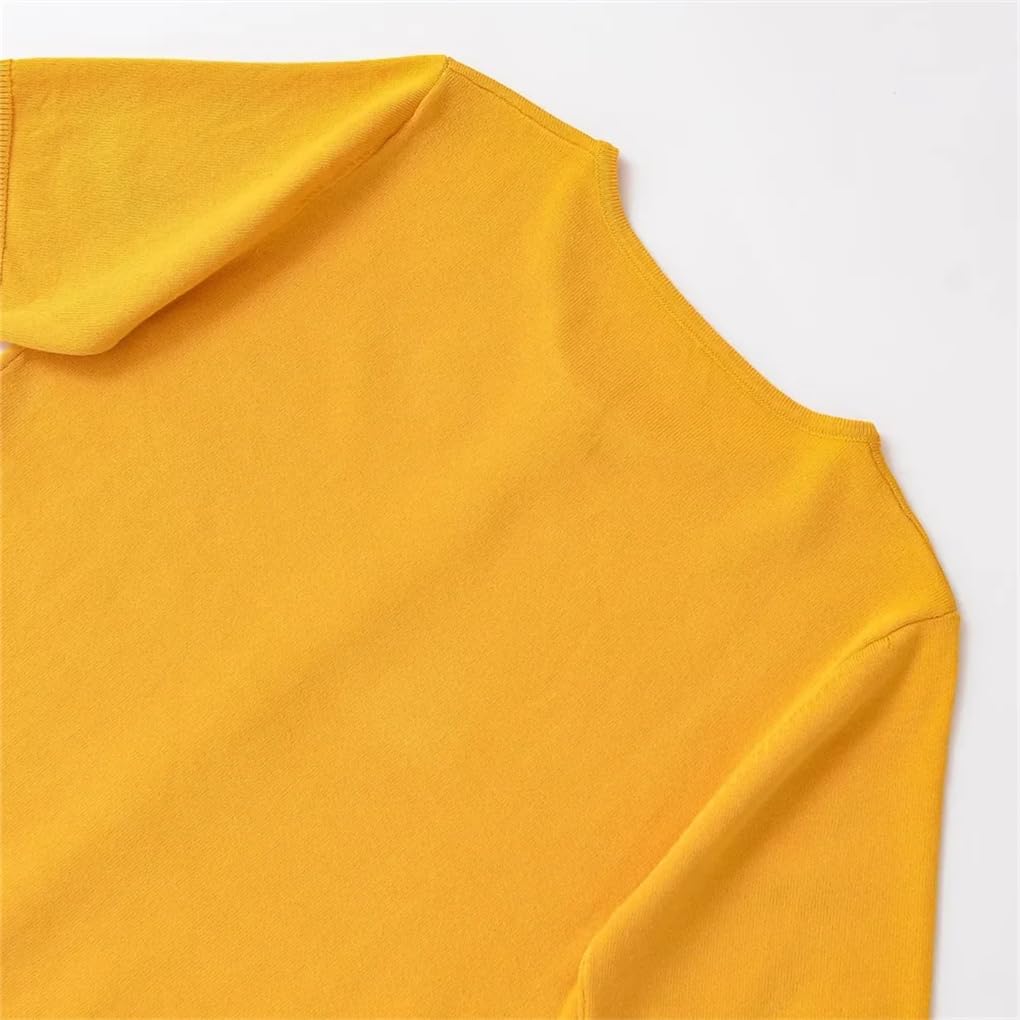 Women's Round Neck Button-Down Knitted Short-Sleeved Top