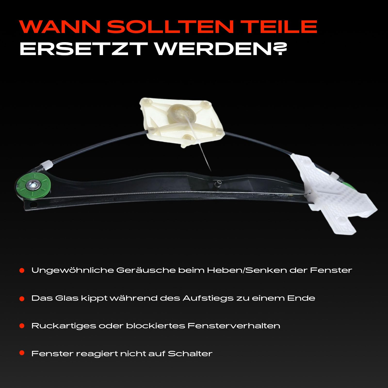 Frankberg Fensterheber Hinten Rechts Kompatibel mit A3 8P1 A3 Sportback 8PA Schräghack 2003-2013 8P4839462A