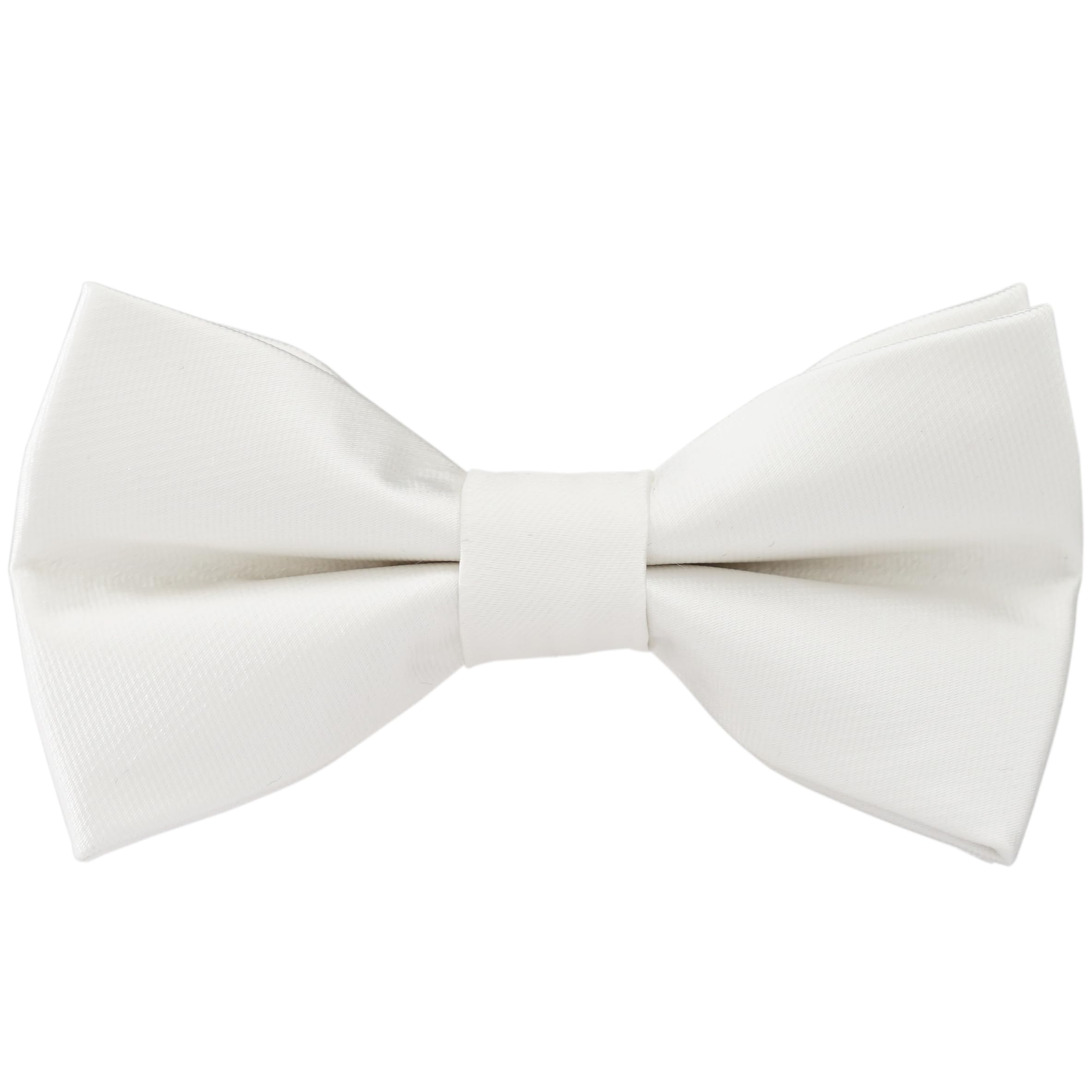 Pre-Tied Adjustable Solid Tuxedo Bow Tie for Boys and Men