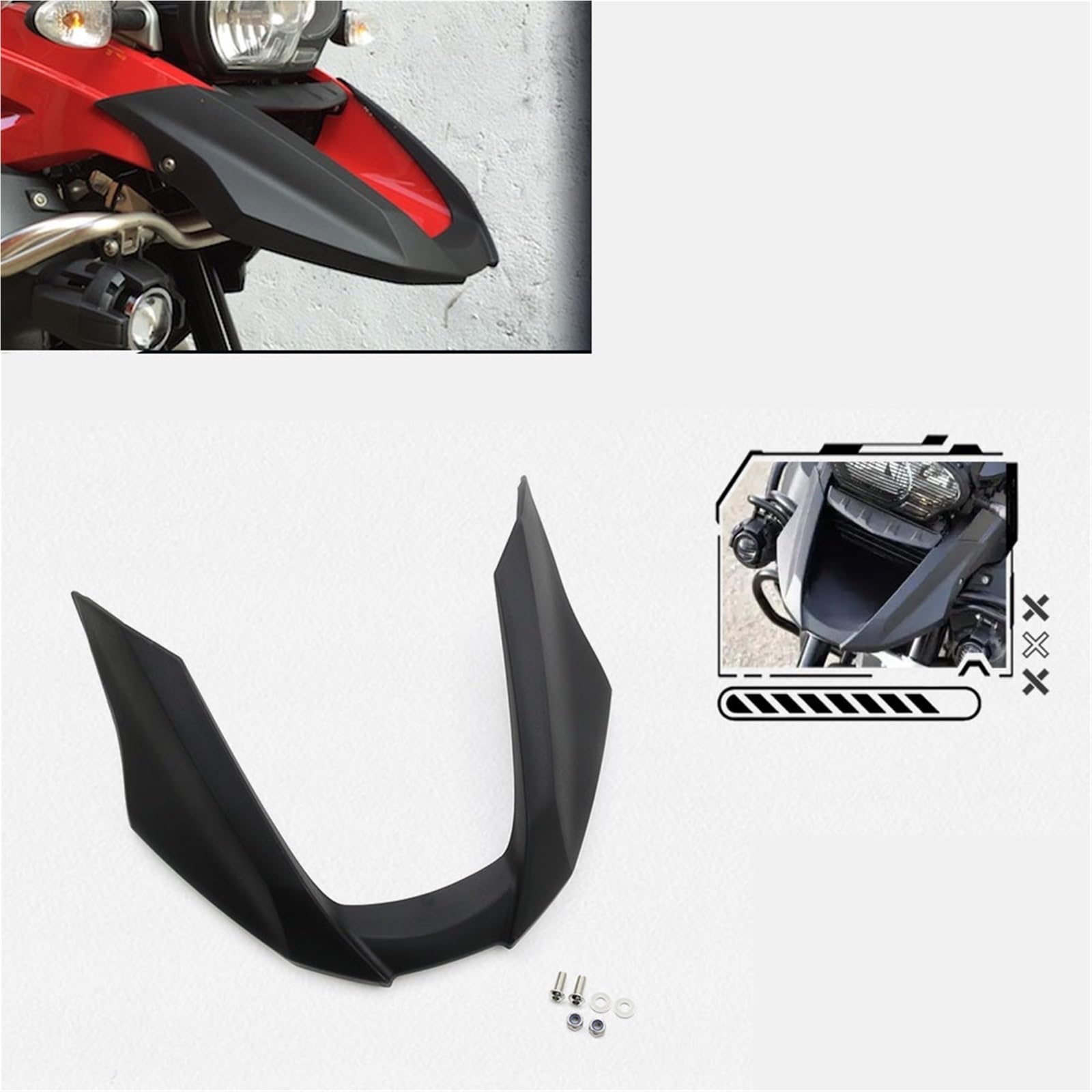 Für BMW R1200GS R 1200GS R1200 GS 2008-2012 Motorrad Kotflügel Vorne Schnabel Verlängerung Rad Abdeckung Flügel Spoiler 2009 2010 2011