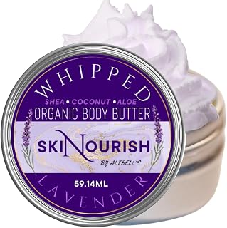 AliBell's-BOGO- Whipped Body Butter - Body Butter for Women - Non-Greasy Lavender Moisturizer for Dry Skin and Hair 2oz