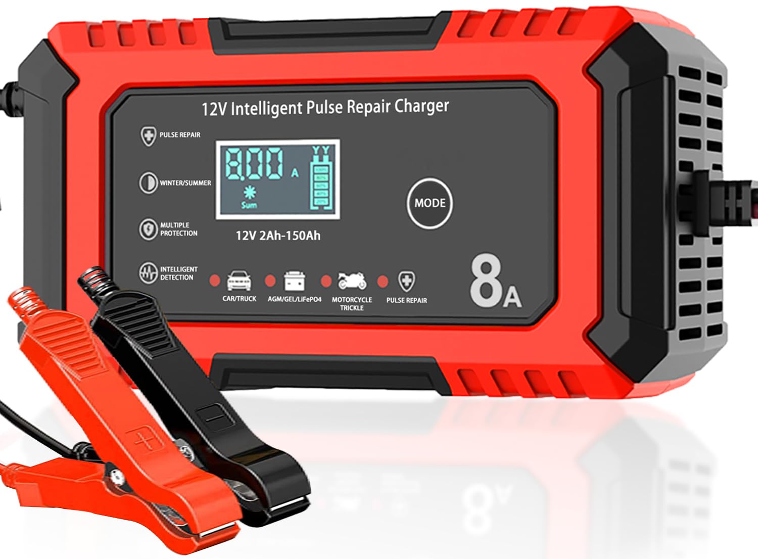 Saldi Caricabatterie per auto da 12V, completamente automatico, arresto