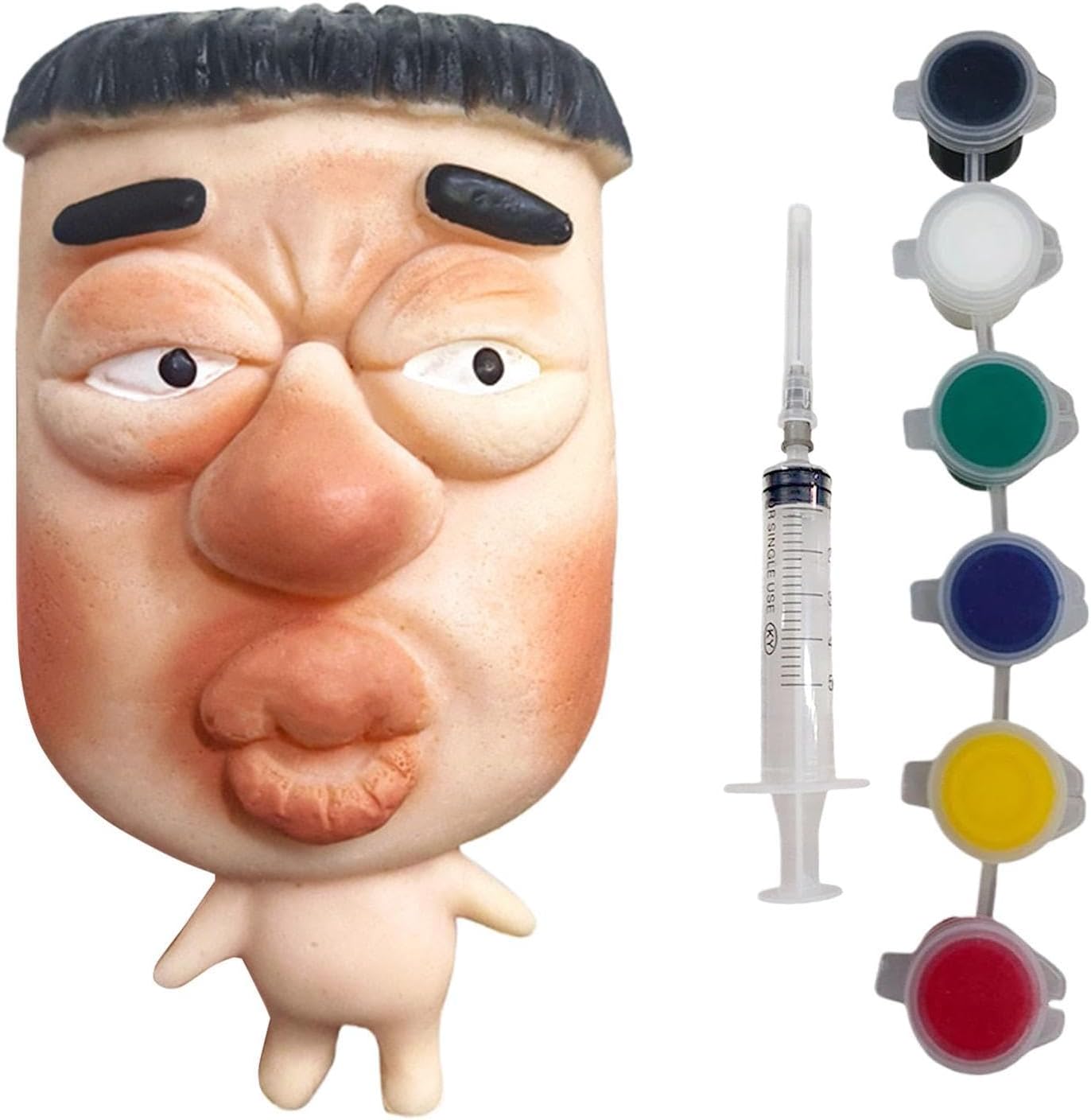 Pimple Toy Stress Relief Pimple Toy With Filler Tools 16x9cm Refillable Relief Simulator Reusable Squeeze Acnes Face Stress Reliefs Zit Poppings Toys For Children Teens