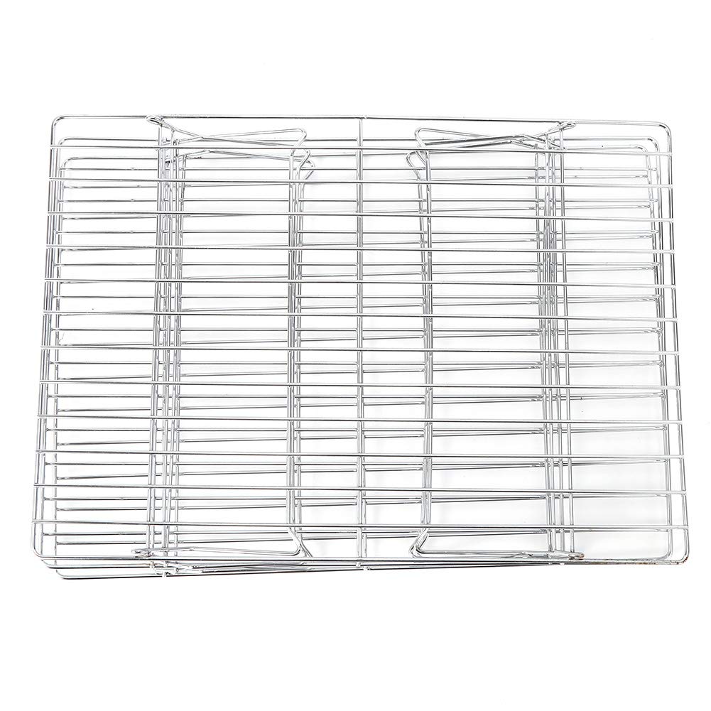 Rejilla para Enfriar de 3 Niveles Patas Plegables Rejilla para Hornear Antiadherente para Galletas Pasteles Herramienta para Hornear y Asar en la Cocina Material de Hierro