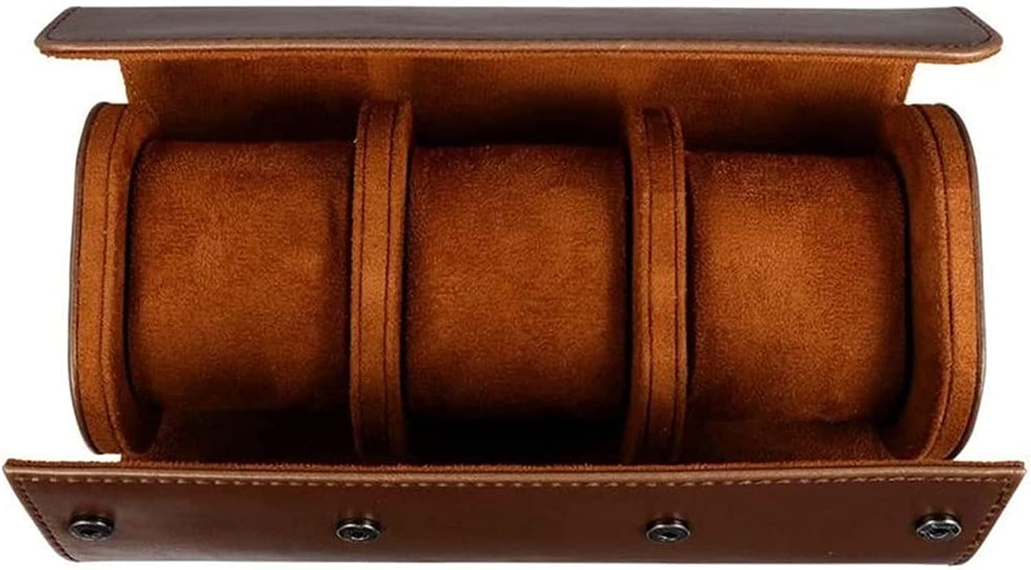 TIANQIHAO 1Pc 3 Slots Watch Storage Box Durable Portable Creative Watch Holder Watch Case Watch Organizer For Home Travel Gift