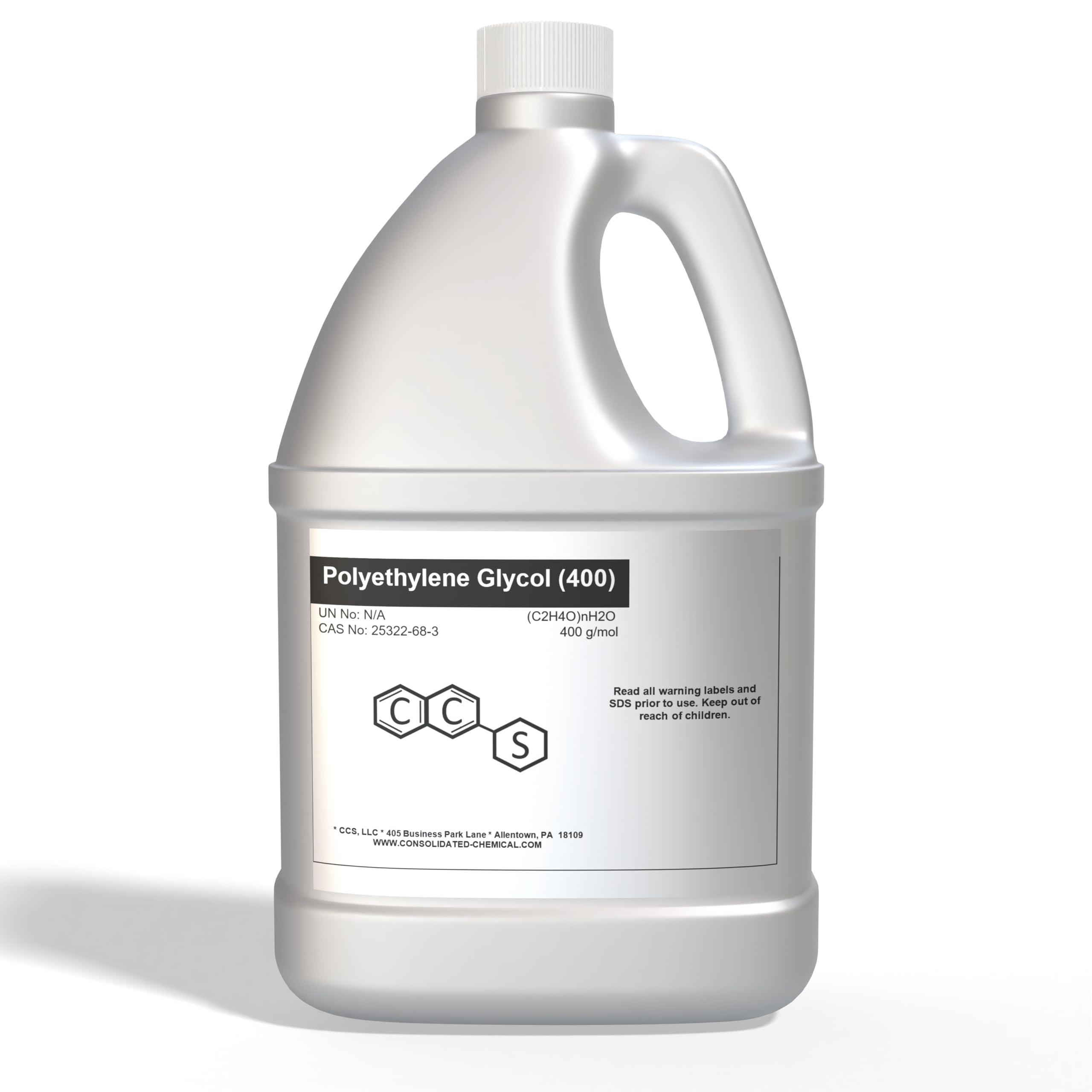 Polyethylene Glycol 400 (PEG 400) (1 Gallon)