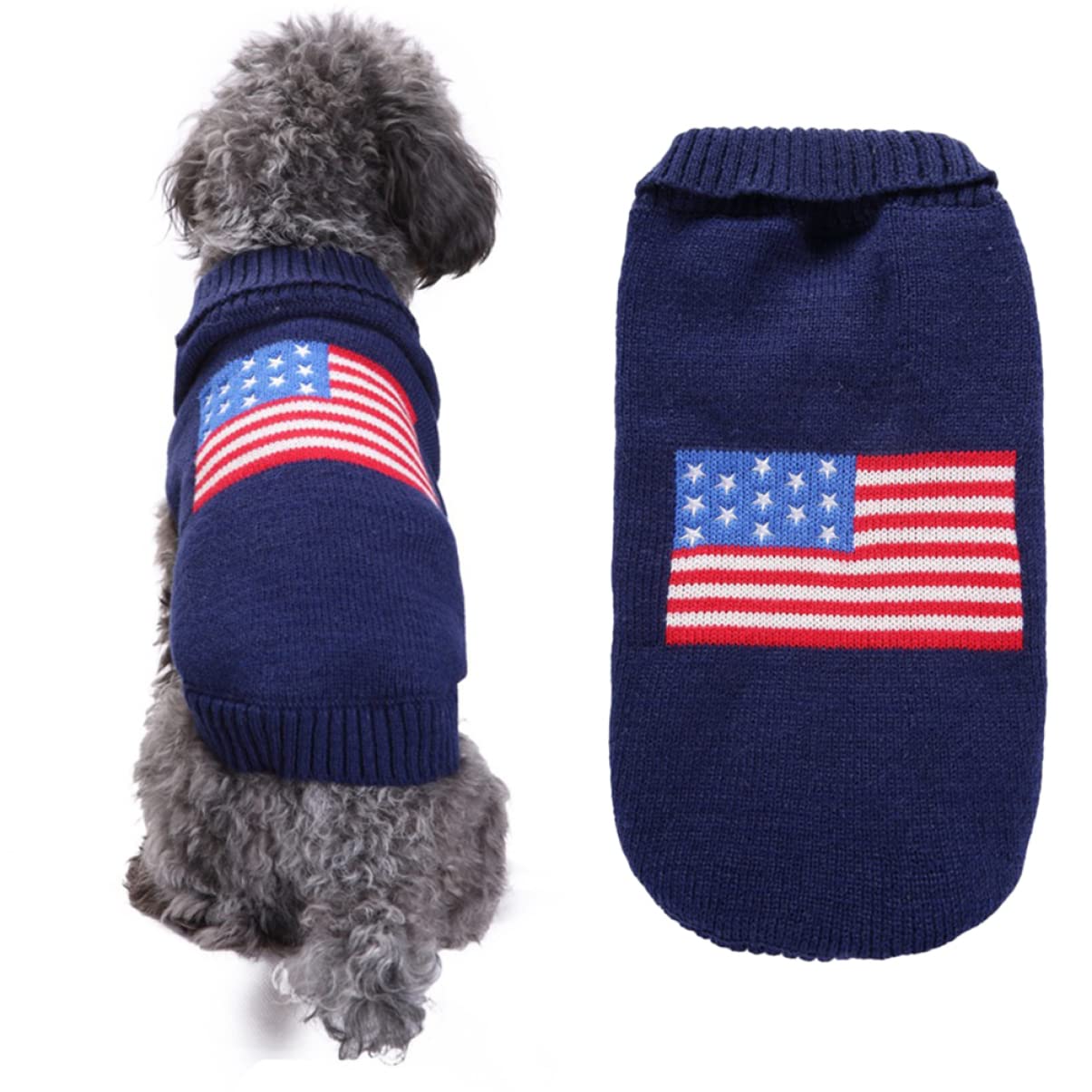 FRCOLOR 3 Pièces Pull Teckel Pull Moyen pour Chien à Col Roulé pour Chien Chandails De pour Grands s De Noël pour Automne Tenues Vêtements Animaux