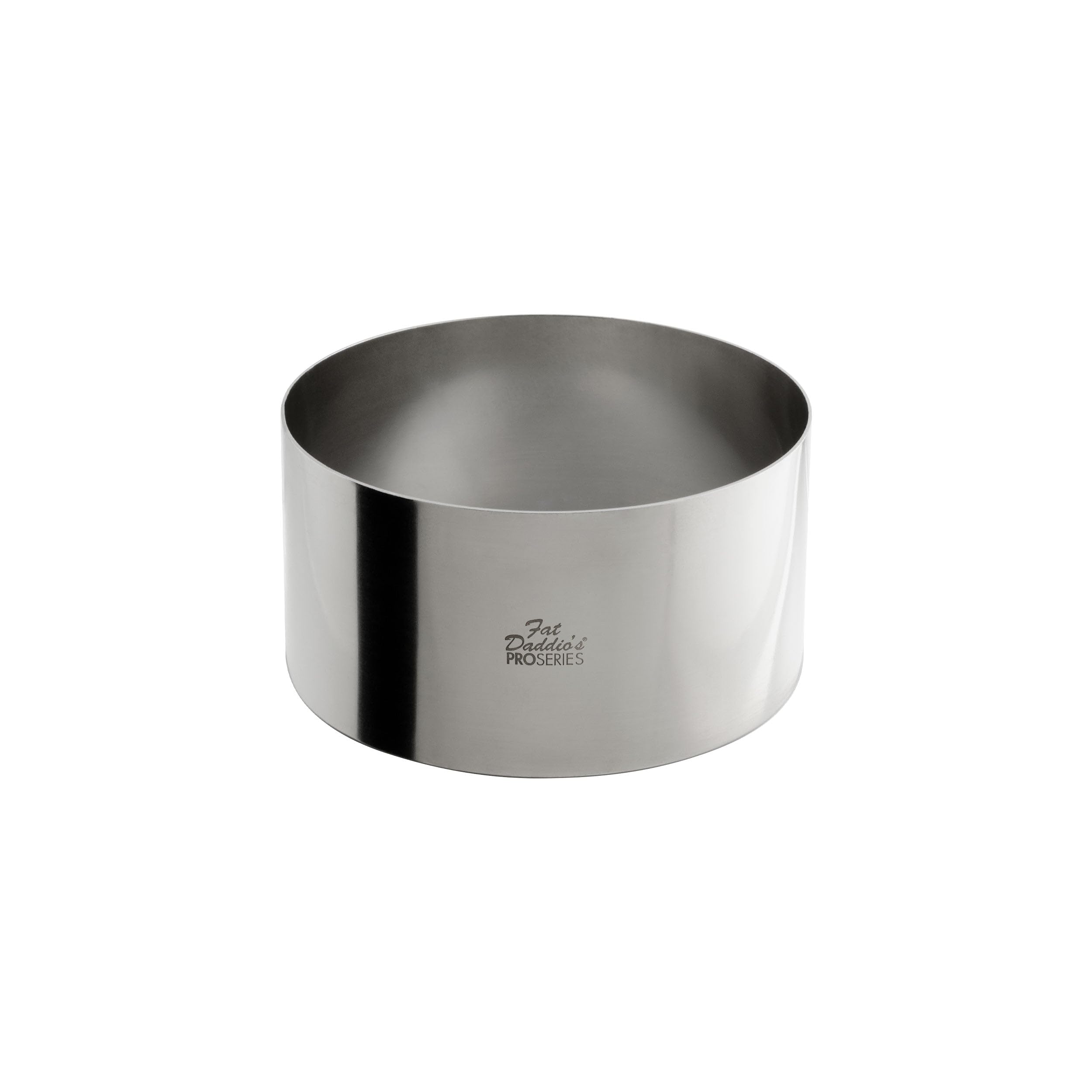 Fat Daddio's SSRD-6030 Cake &amp; Pastry Ring, 6 x 3 Inch, Silver