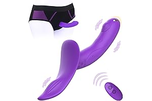 Strapless Silicone Strap on with Remote Control