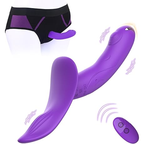 Strapless Silicone Strap on with Remote Control