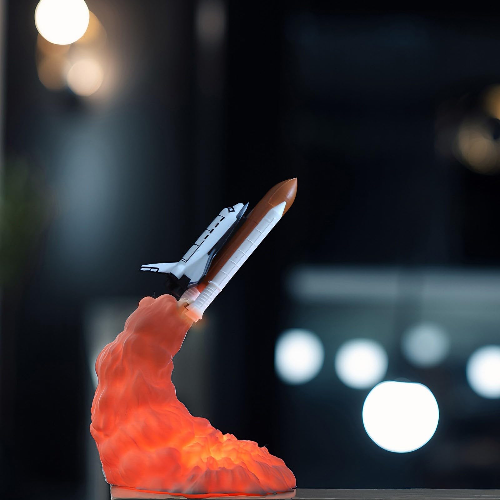Ogień Smok Lód Smok Lampa 3D Drukowana Rakieta Lampa LED Księżyc Świecący Znak do Sypialni Salonu Bar Impreza z USB Akumulator