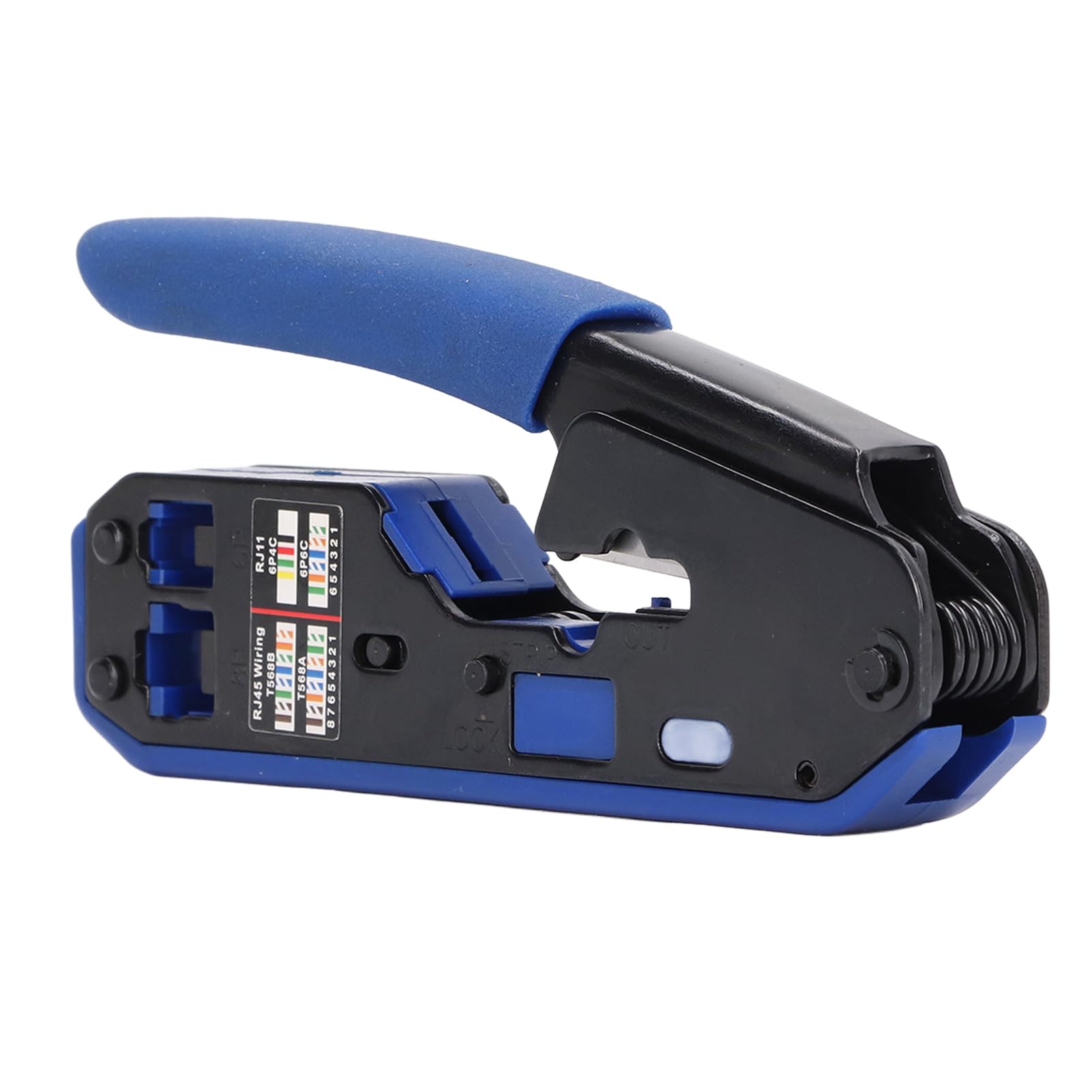 Emoshayoga Kit de pince à sertir RJ45 pour câble réseau Ethernet Cat6 Cat5e à domicile et bureau