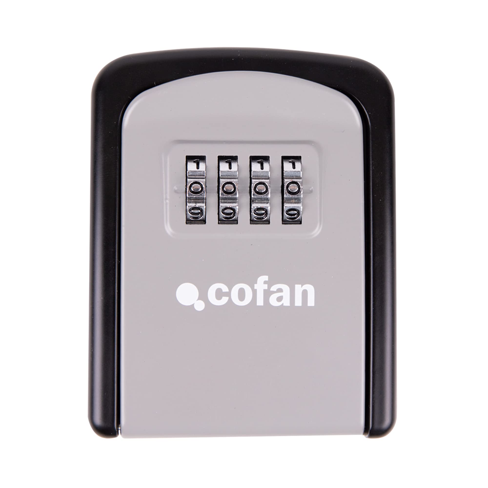 Cofan Caja de Seguridad para Llaves | Combinación de 4 virolas modificable | Caja de Seguridad para Pared