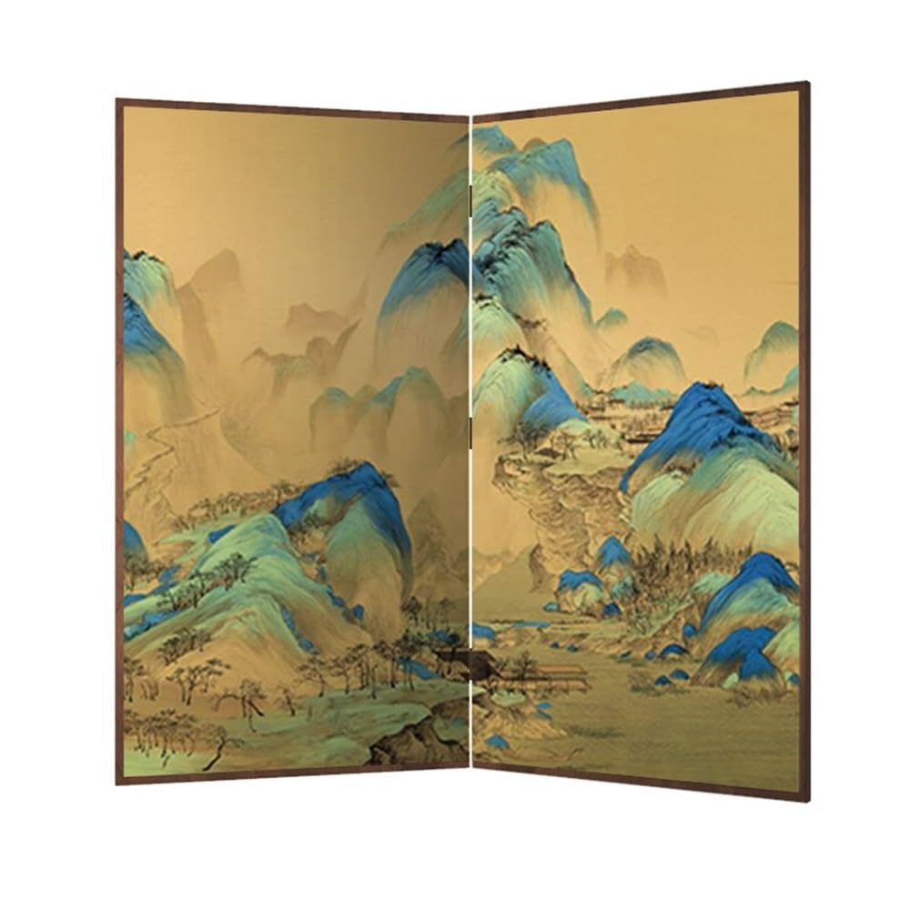 Privacy Screen Floor-standing Screen Partition Home Living Room Porch Bedroom Tea Room Screen Retro Chinese Style Background Wall Room Divider