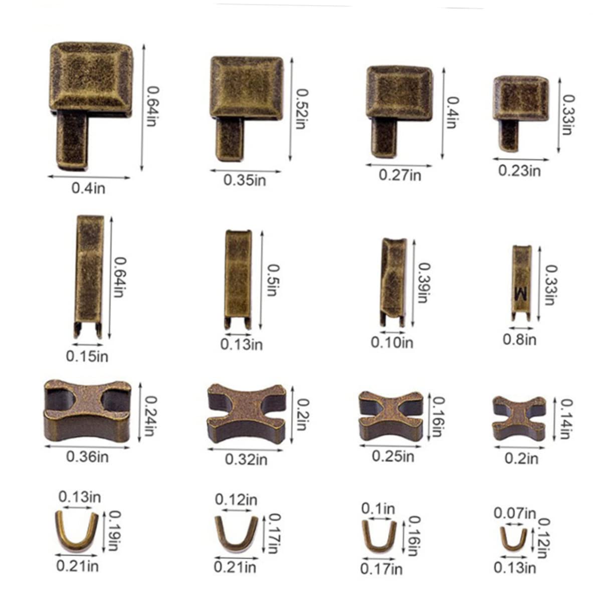 DIYEAH 4sets Accessori Per Riparazione Zipper Di Per Chiusure Kit Pratico Per Riparare Abbigliamento e Zipper Danneggiati Facile Da Usare e Durevole