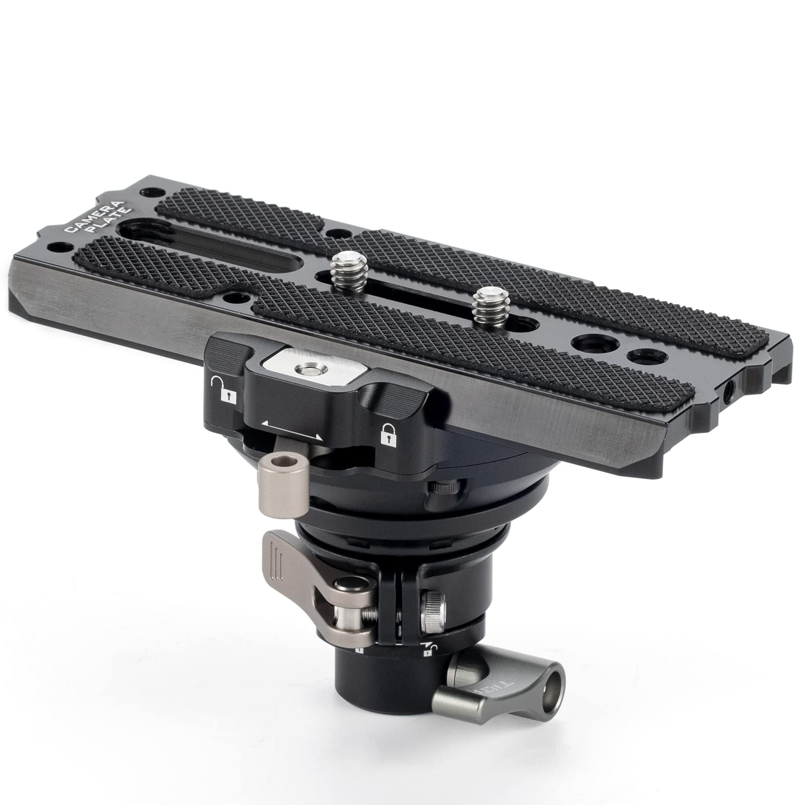Tilta Manfrotto - Adattatore piastra a sgancio rapido per braccio stabilizzatore a galleggiante Tilta compatibile con DJI Ronin 4D/RS 2/RS 3 PRO GSS-T01-QPA | Compatibile con DJI Ronin 4D/RS 2/RS 3 PRO