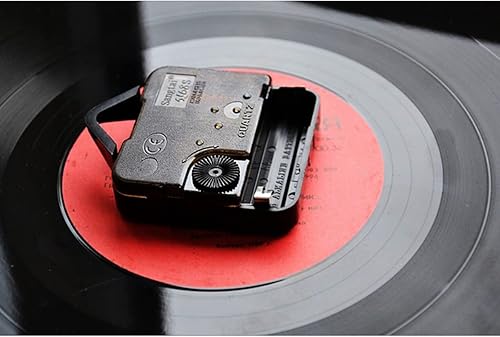 Miniatura 7 de Reloj de pared de disco de vinilo hecho a mano con nombre de DJ personalizado, disco de vinilo, reloj de pared, tocadiscos de DJ, sombras, relojes